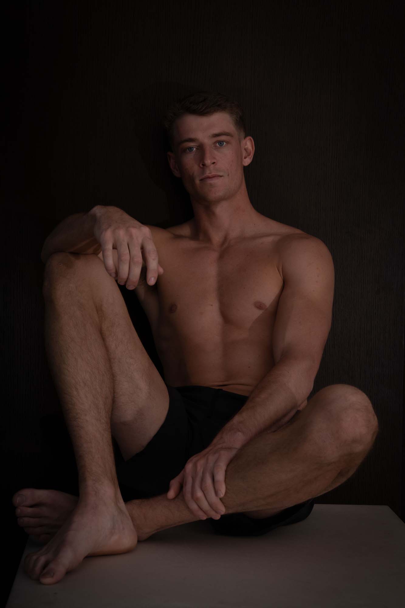 An outtake from Riding Solo: Men, shared with the participant's permission