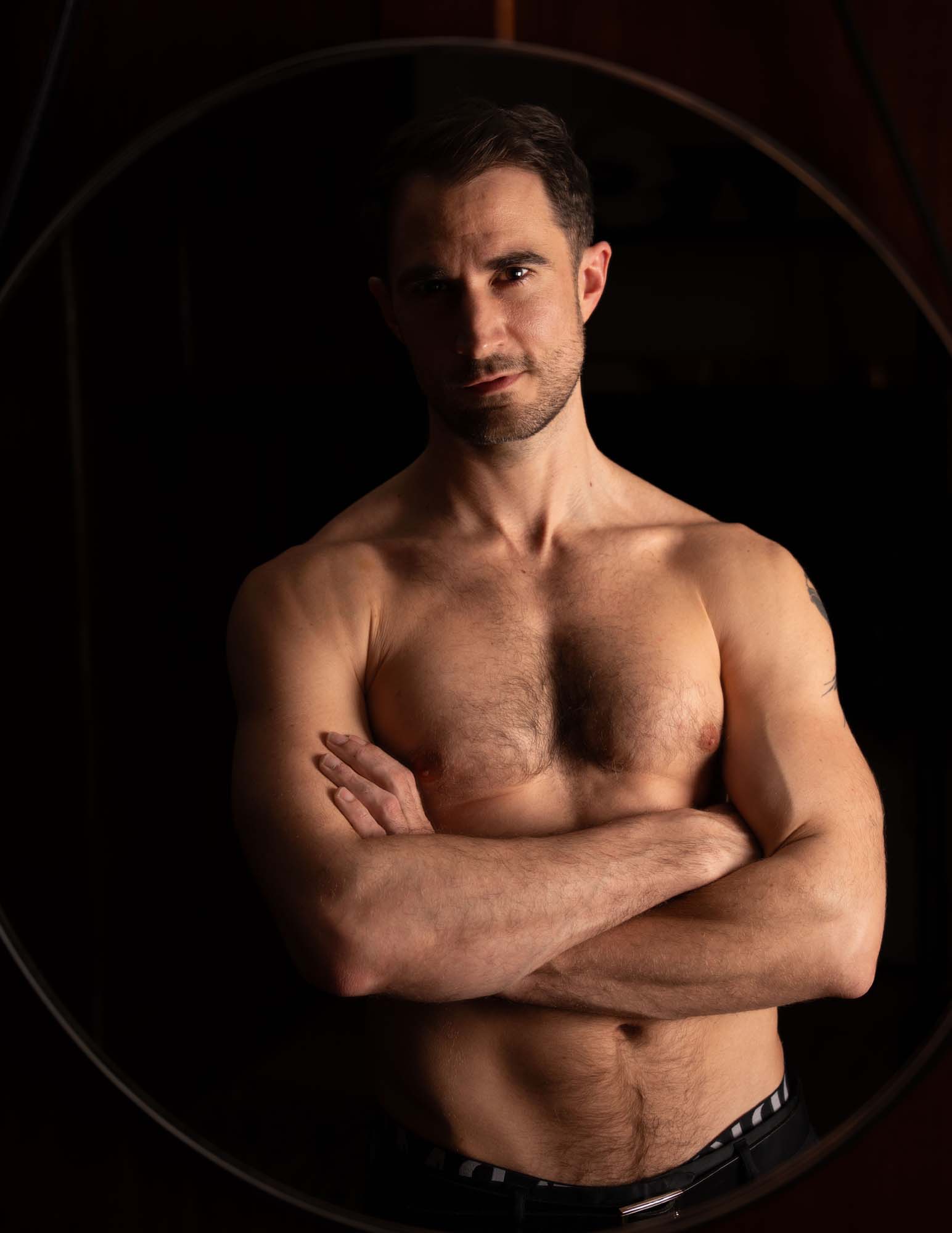 An outtake from Riding Solo: Men, shared with the participant's permission